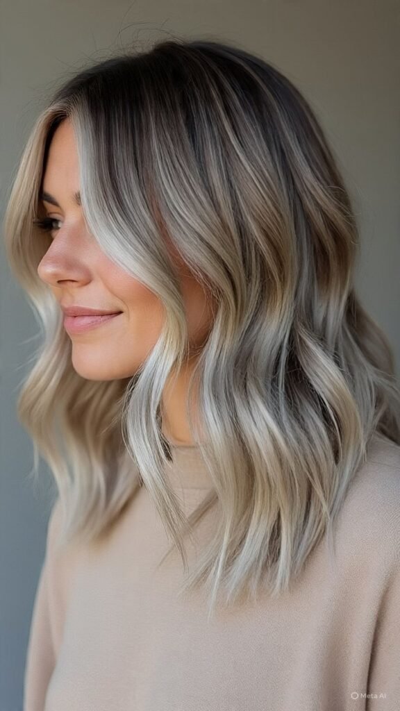 Ashy Blonde Balayage