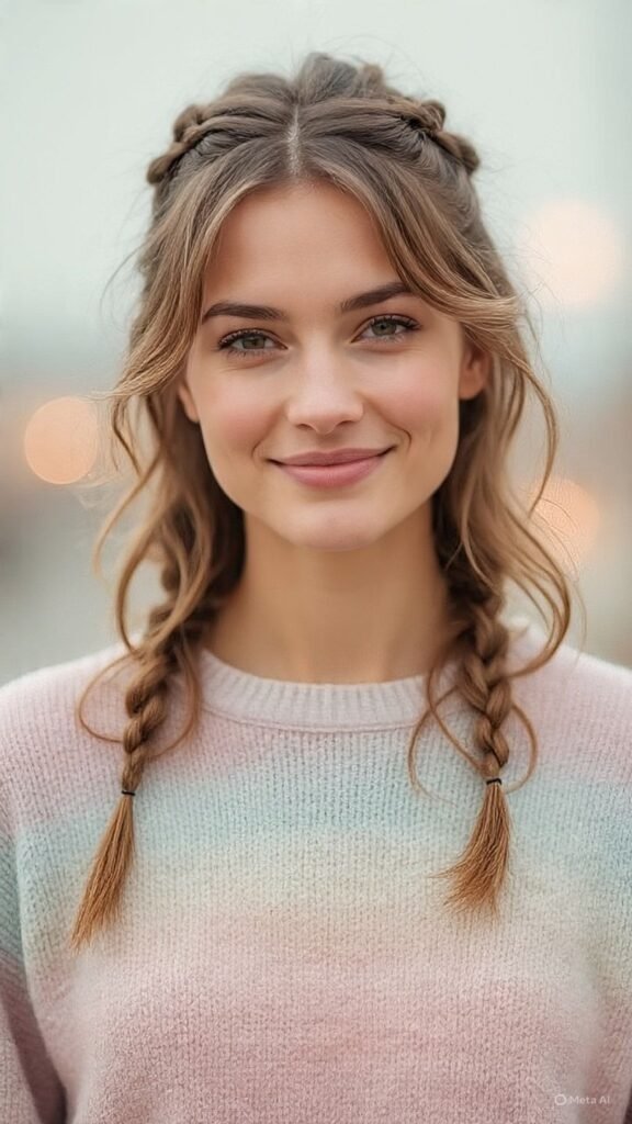Braided Half-Up Lob
