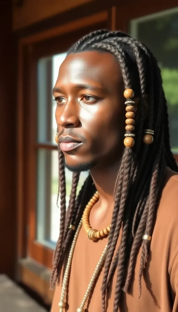 Braids with Beads or Hair Jewelry