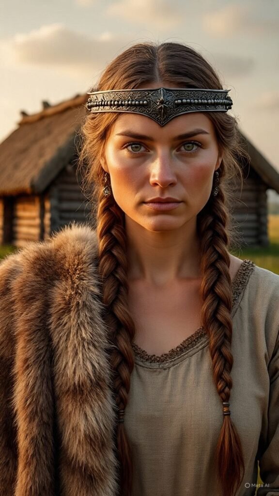 Crown Braid Viking Style
