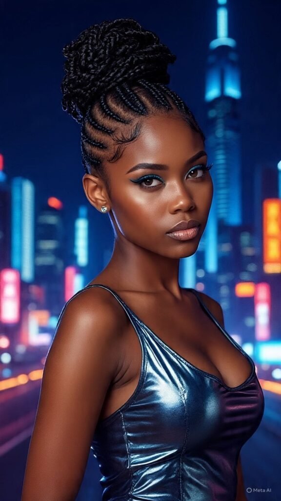 Faux Hawk with Cornrows