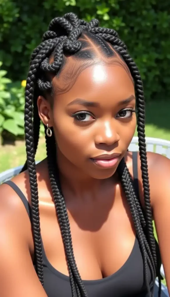 Feed-In Cornrows