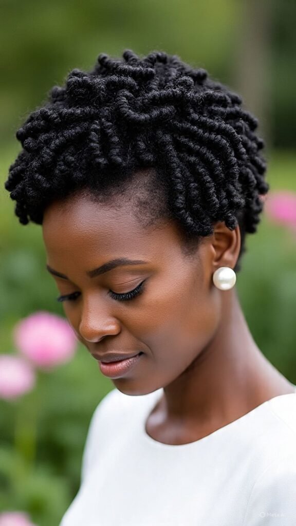 Flat Twists Updo