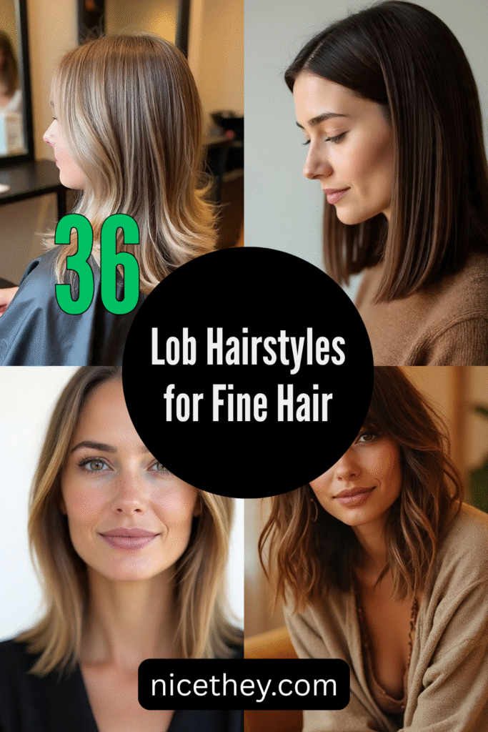 Lob Hairstyles for Fine Hair