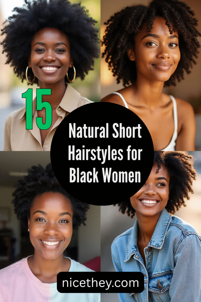 Natural Short Hairstyles for Black Women