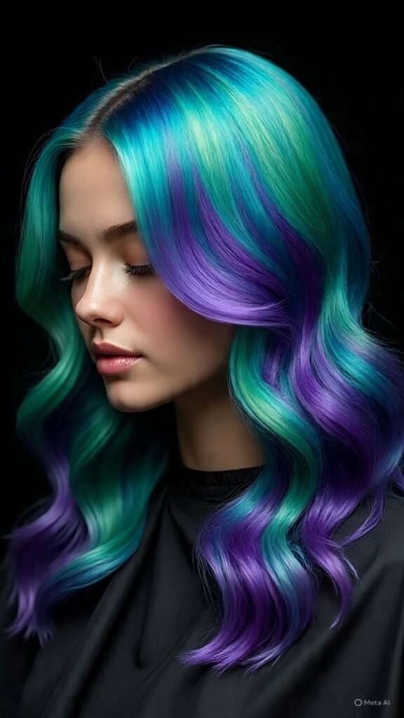 Oil Slick Hair