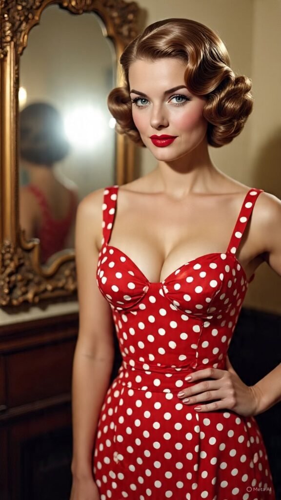 Retro Waves on Short Hair