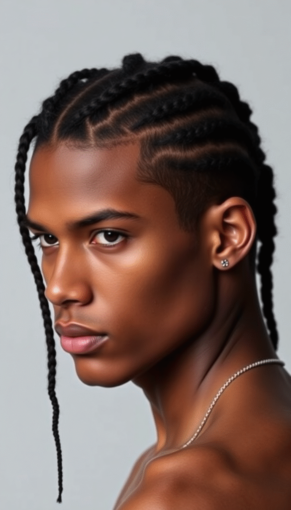 Side-Swept Braids
