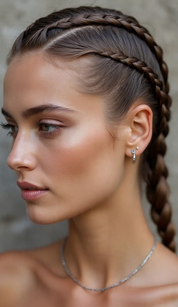 Viking Side Braid with Undercut