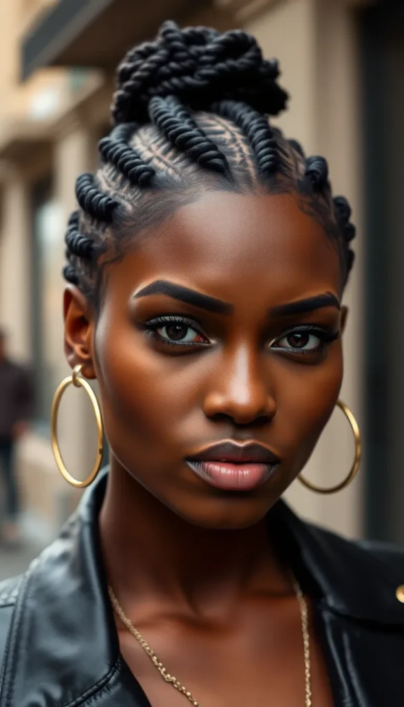 Zigzag Part Cornrows