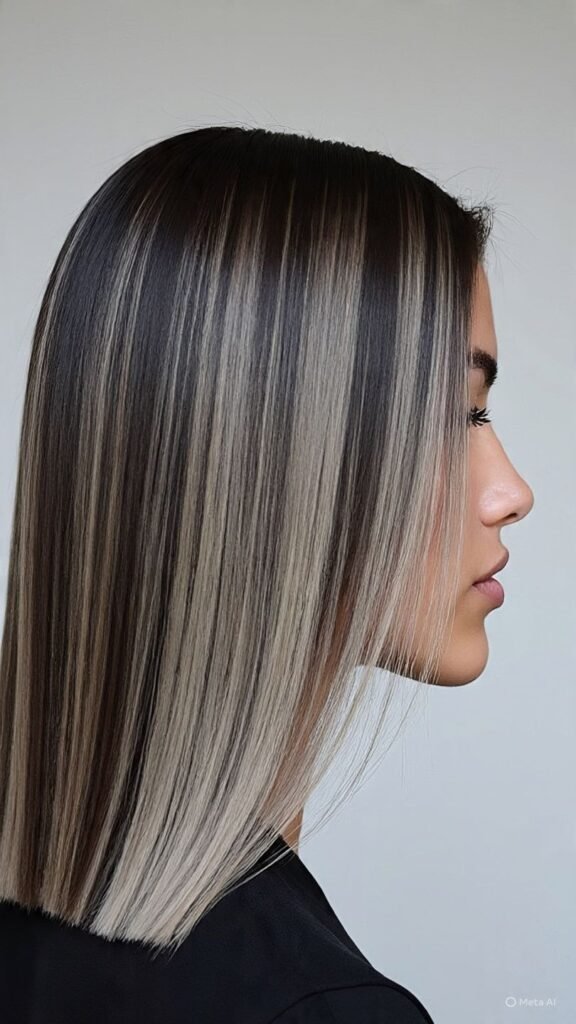 Ash Blonde Highlights