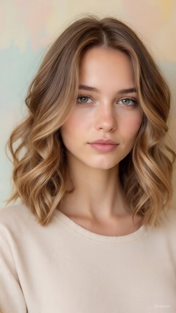 Beige Blonde Balayage for Subtle Dimension