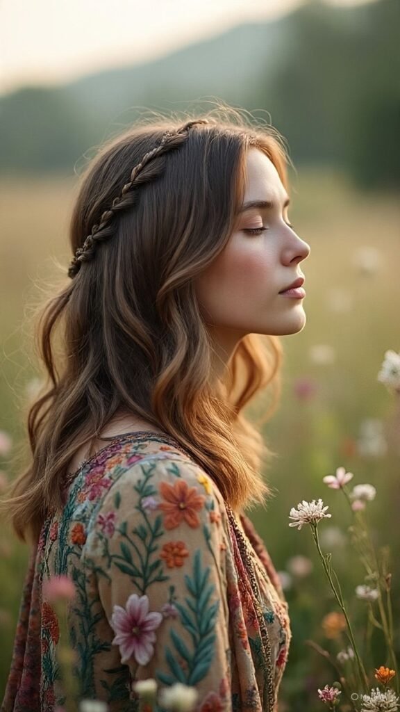 Boho Waves with Braided Accents