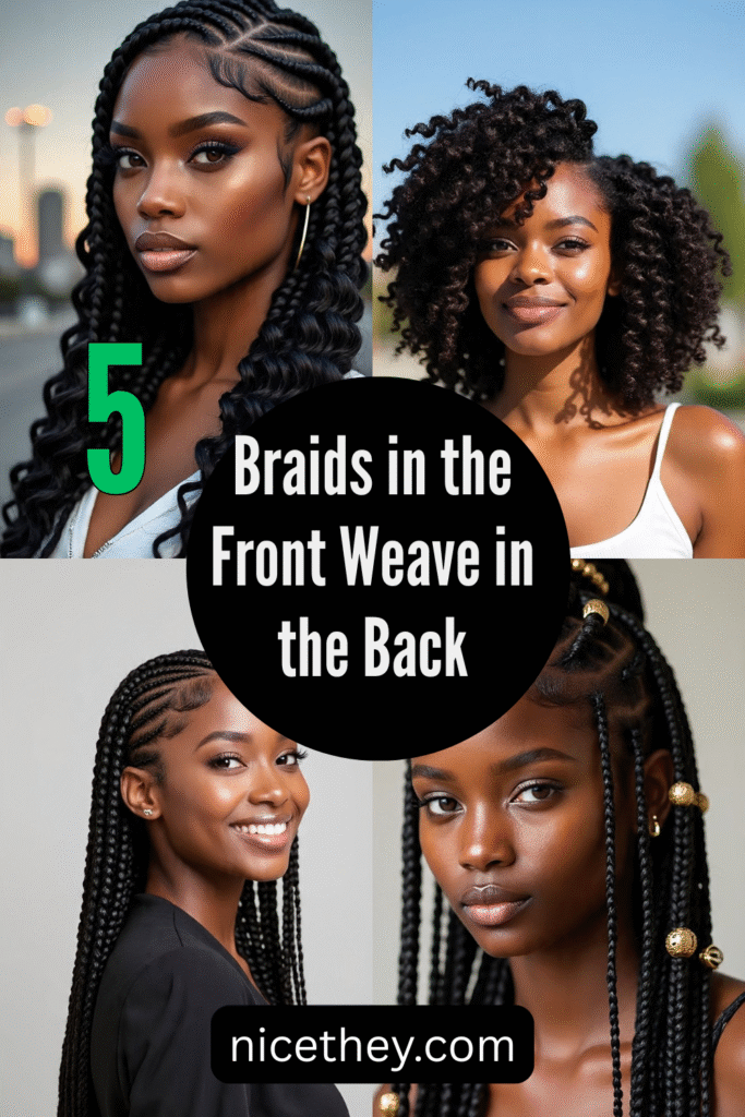Braids in the Front Weave in the Back: A Timeless Protective Style
