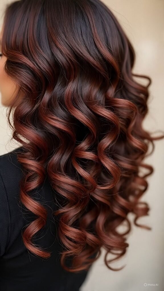 Brushed-Out Glam Curls