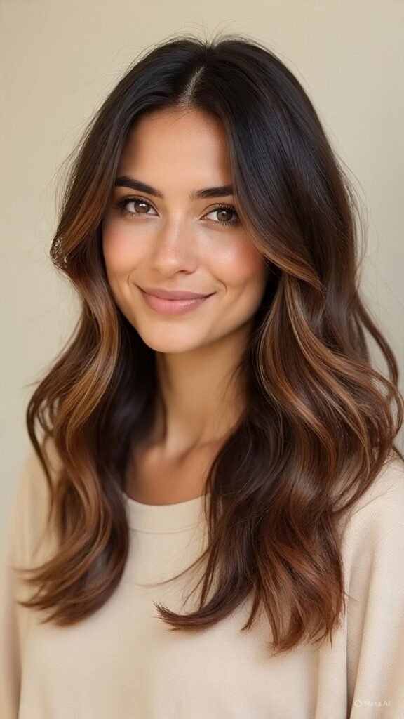 Classic Caramel Brunette Balayage