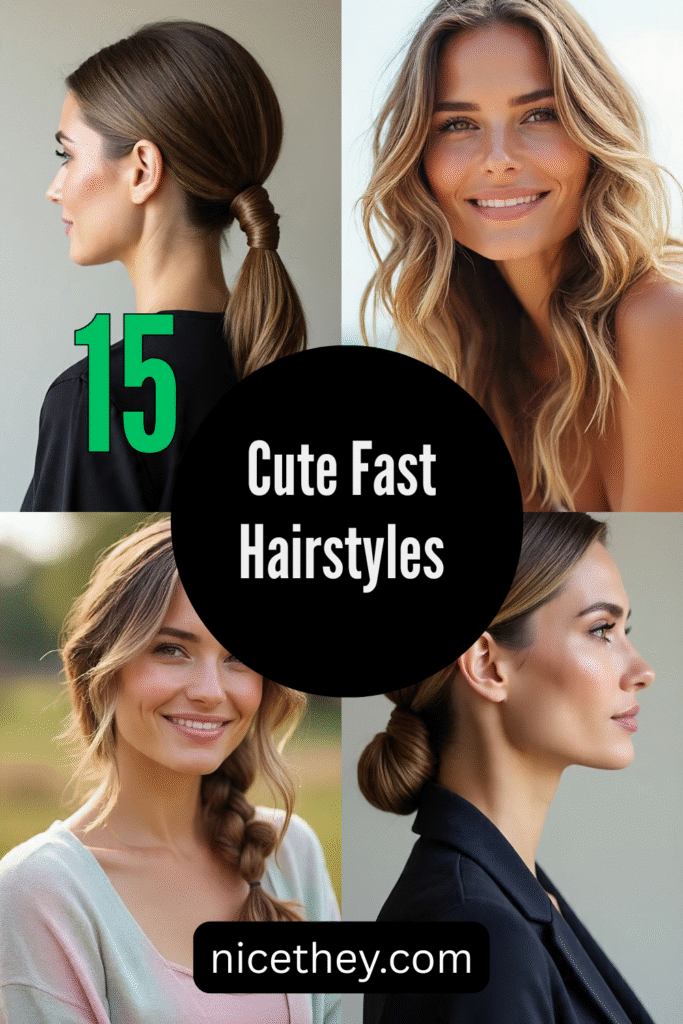Cute Fast Hairstyles