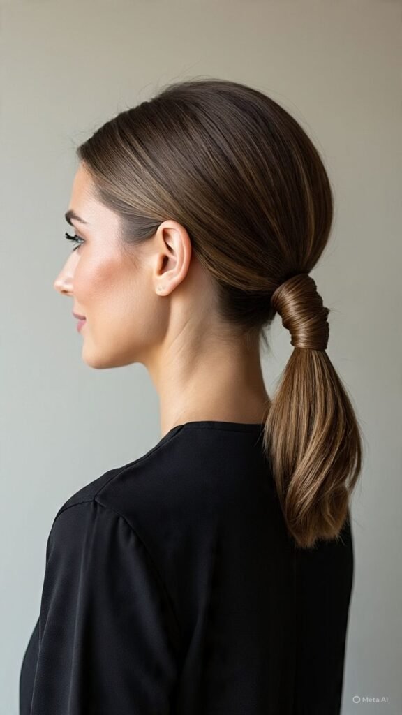 French Twist Ponytail