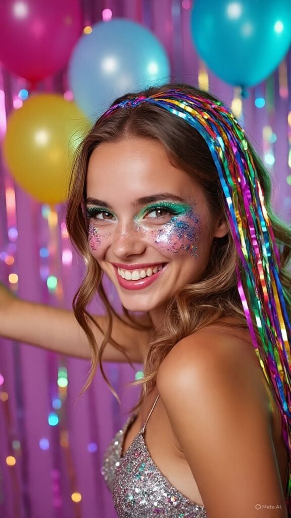 Hair Tinsel and Temporary Extensions