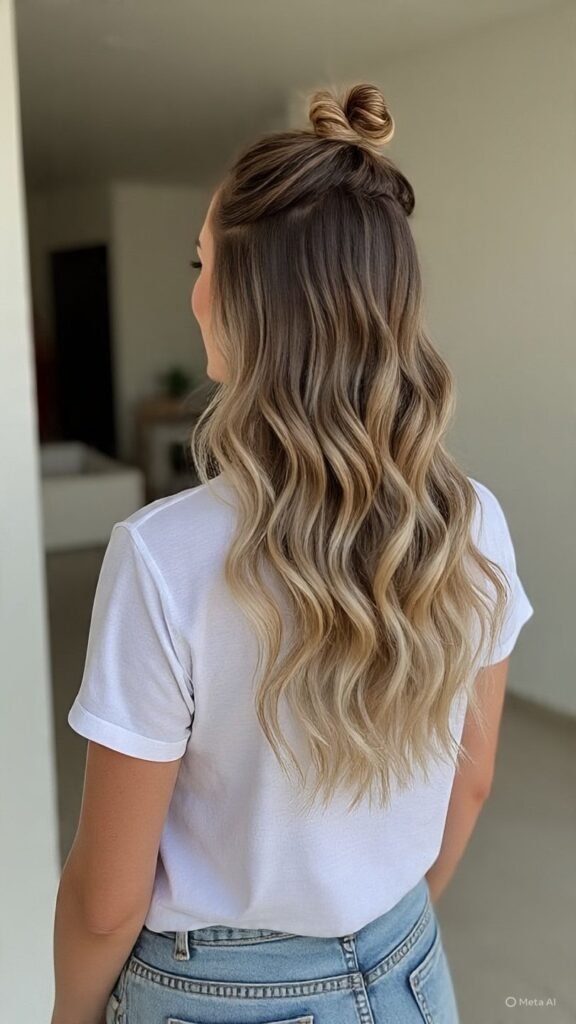 Half-Up Top Knot