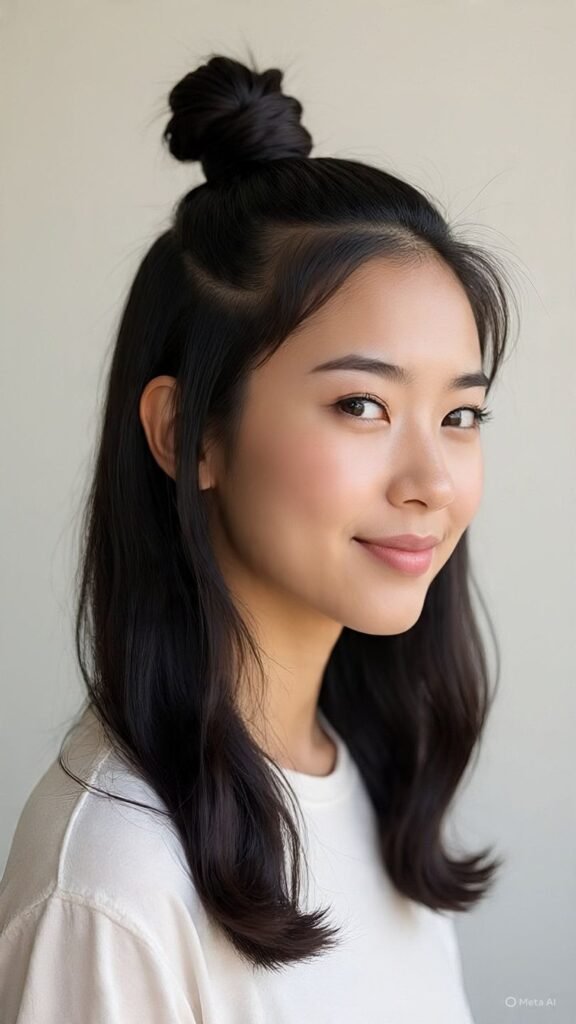 Half-Up Top Knot