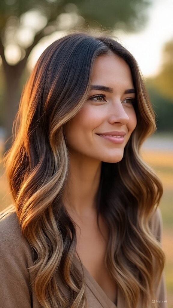 Honey and Caramel Blend Balayage