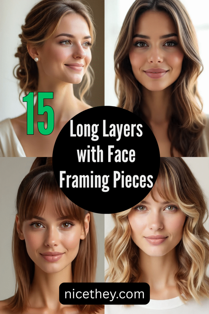 Long Layers with Face Framing Pieces