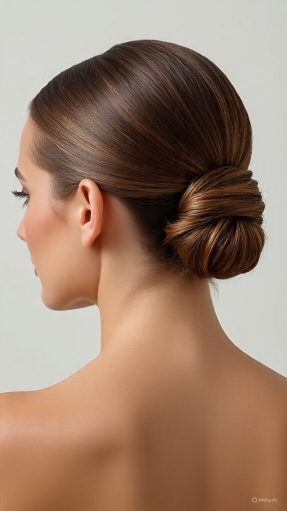 Low Chignon Bun