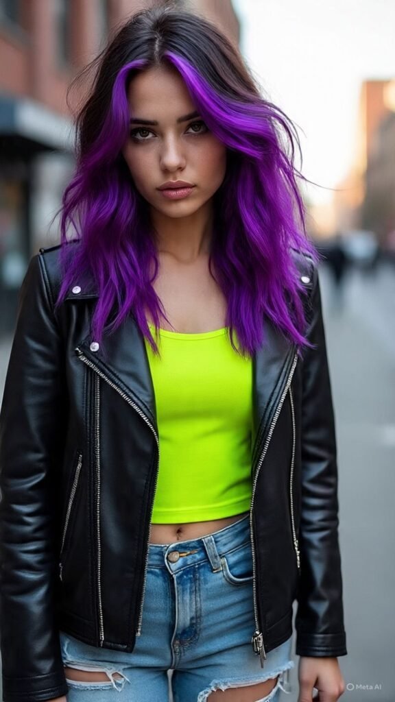 Peekaboo Hair Color