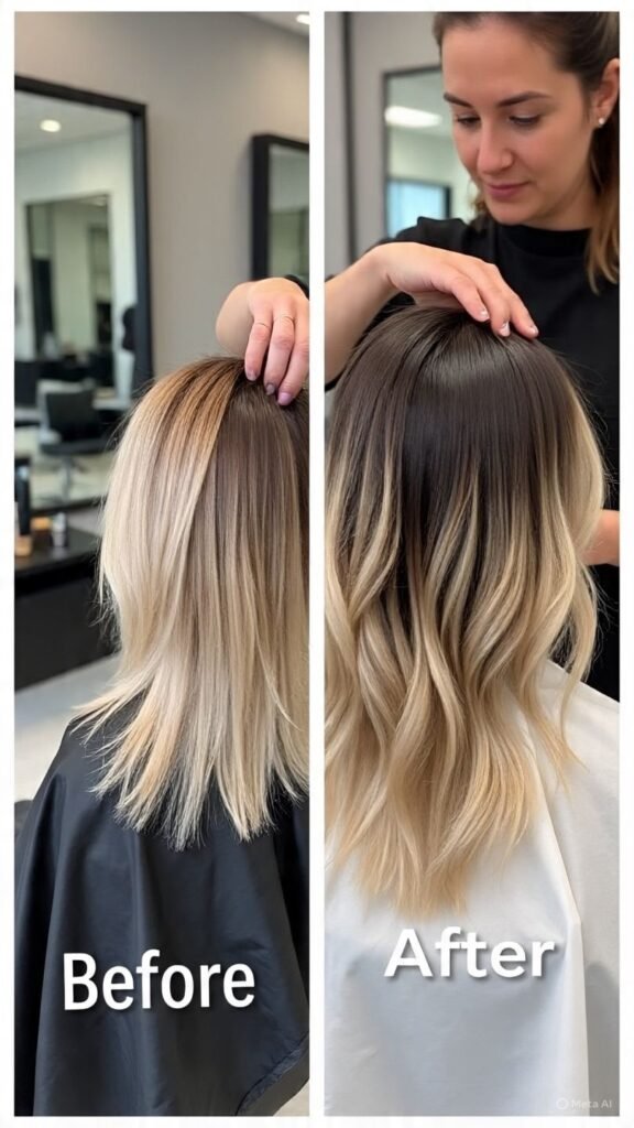 Reverse Balayage