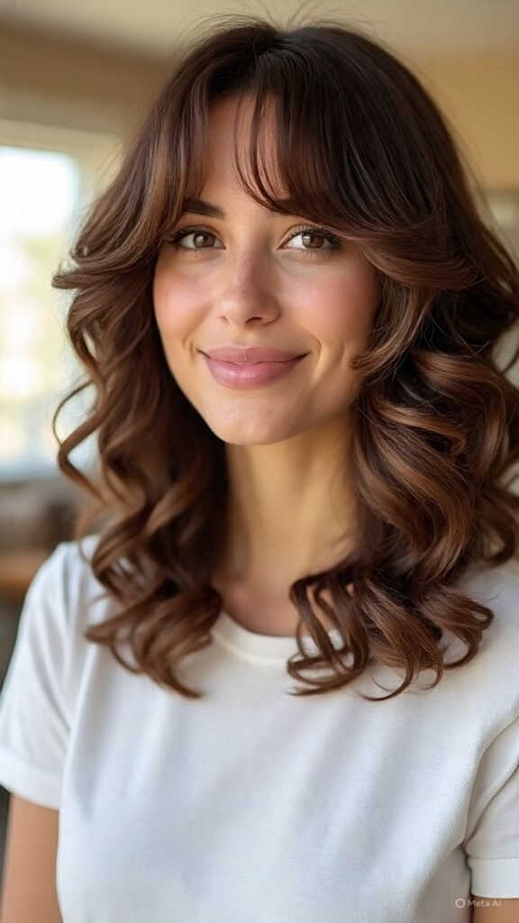Shoulder-Length Spiral Curls