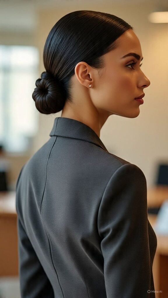 Sleek Low Bun