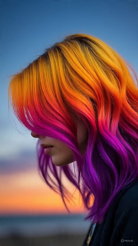 Sunset-Inspired Dye