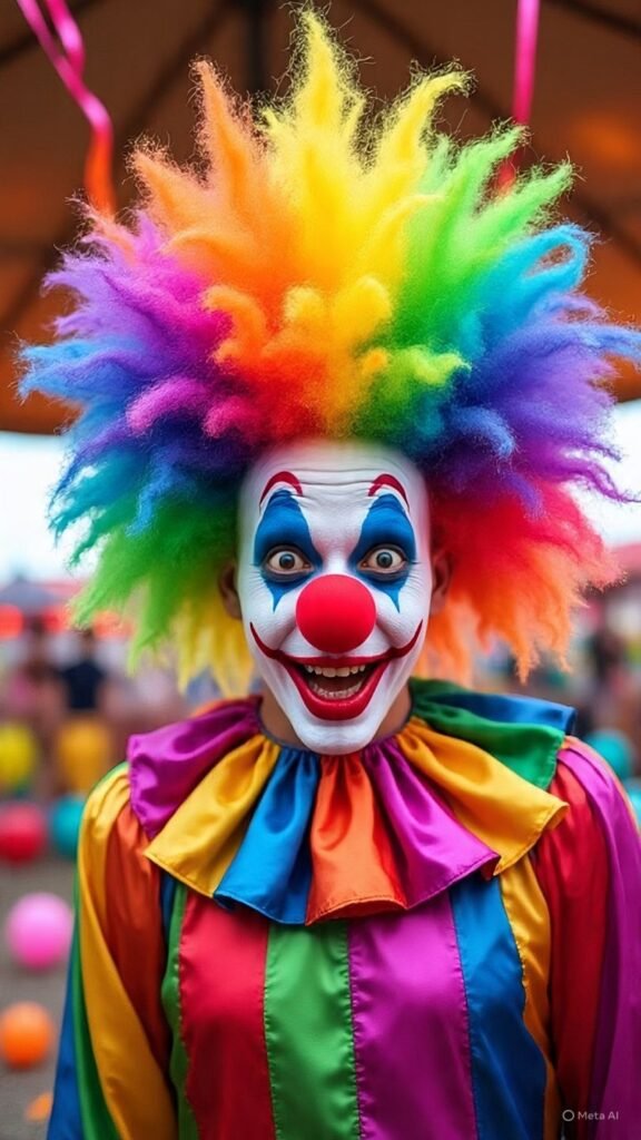 Upside-Down Clown Hair