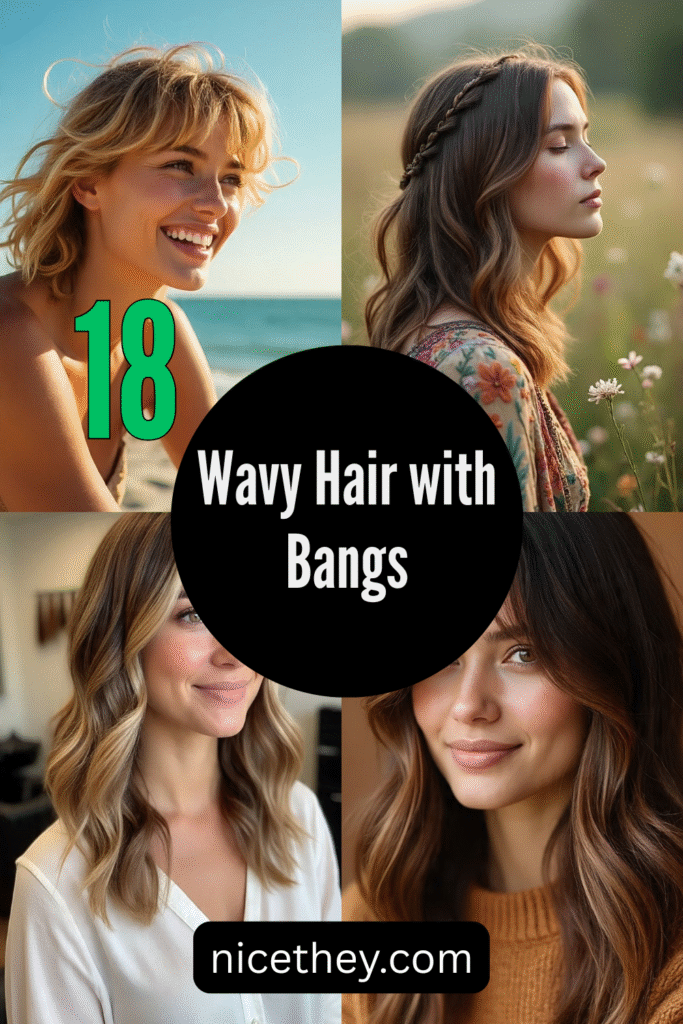 Wavy Hair with Bangs