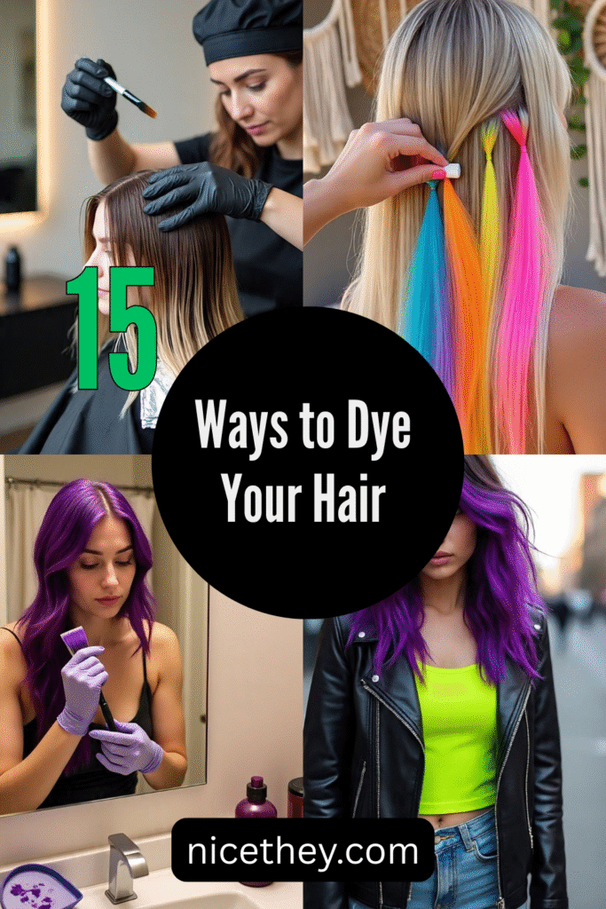 Ways to Dye Your Hair