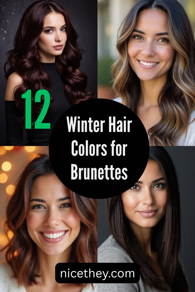 Winter Hair Colors for Brunettes