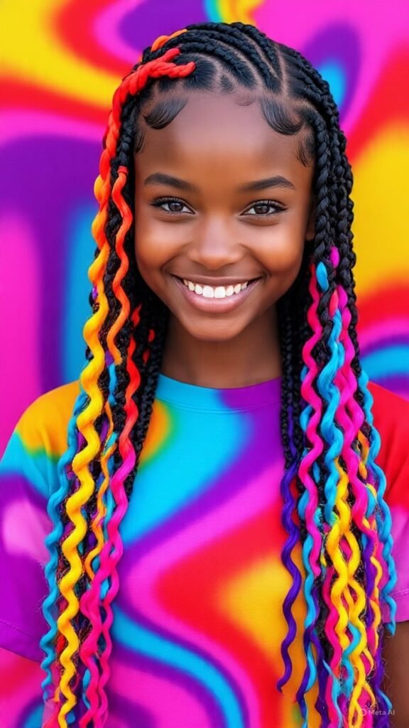 Zigzag Braids with Long Weave