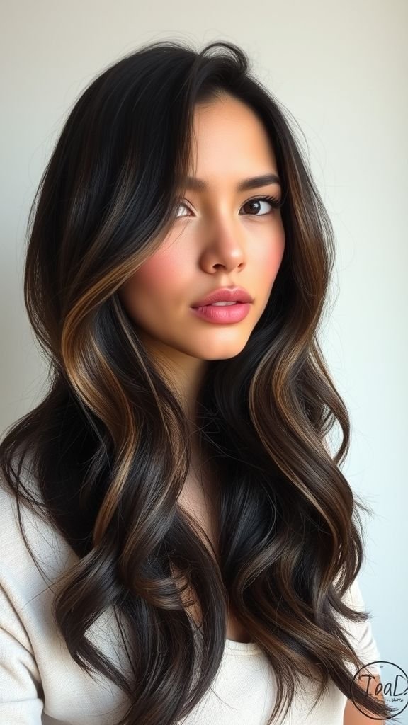 Ash Brown Highlights for a Cool-Toned Glow