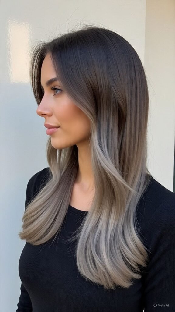 Ash Brown Ombre