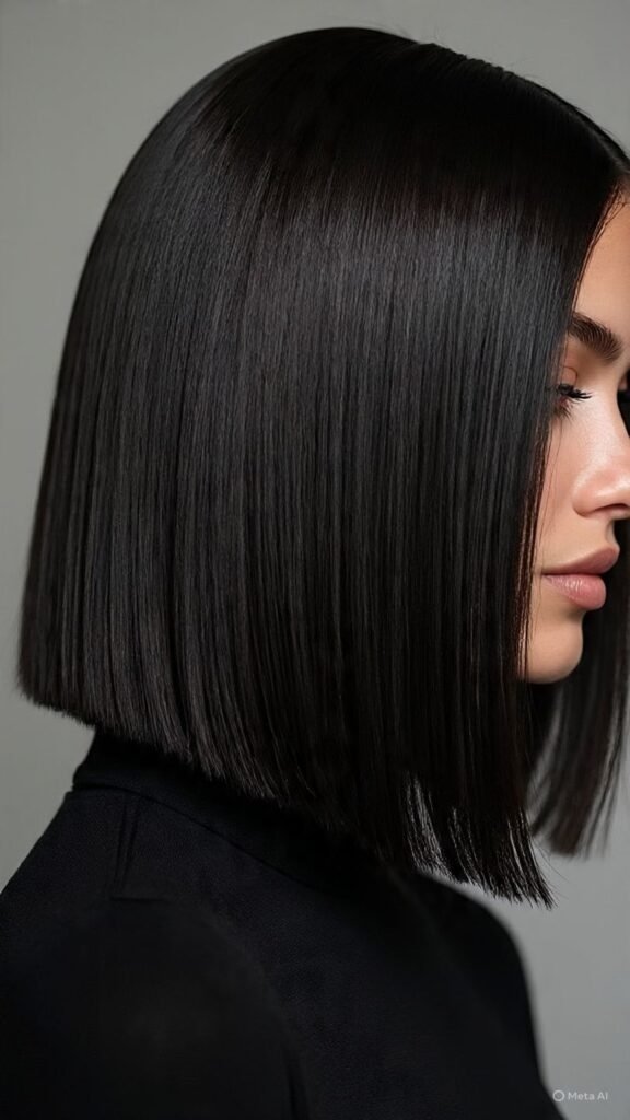 Blunt Cut Long Bob