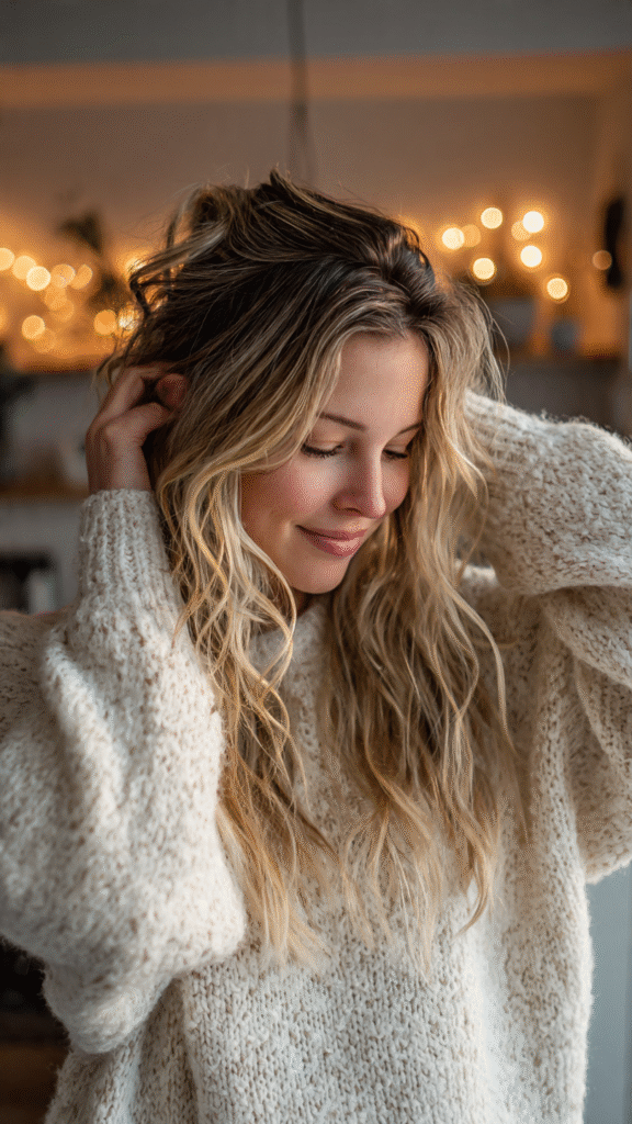 Buttery Blonde Highlights for Warmth