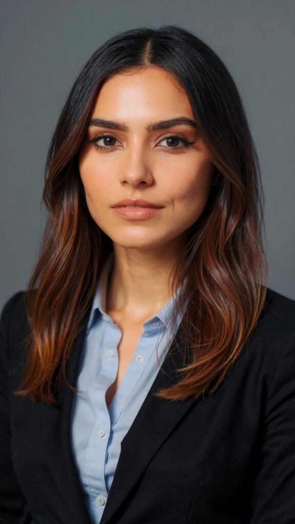 Chocolate Brown Highlights for Subtle Dimension