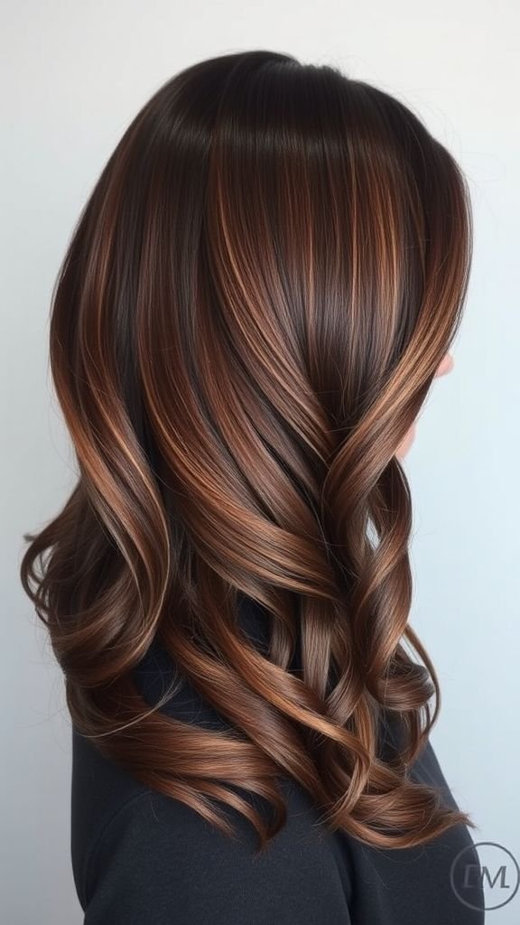 Chocolate Brunette with Mocha Lowlights