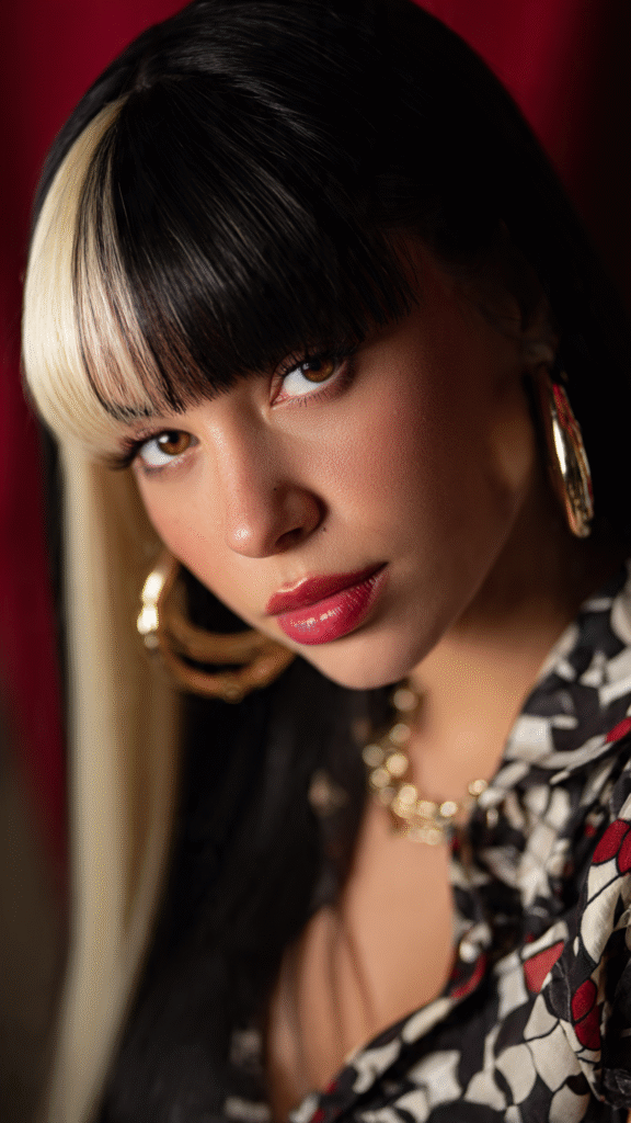 Chunky Blonde Highlights for Retro Vibes