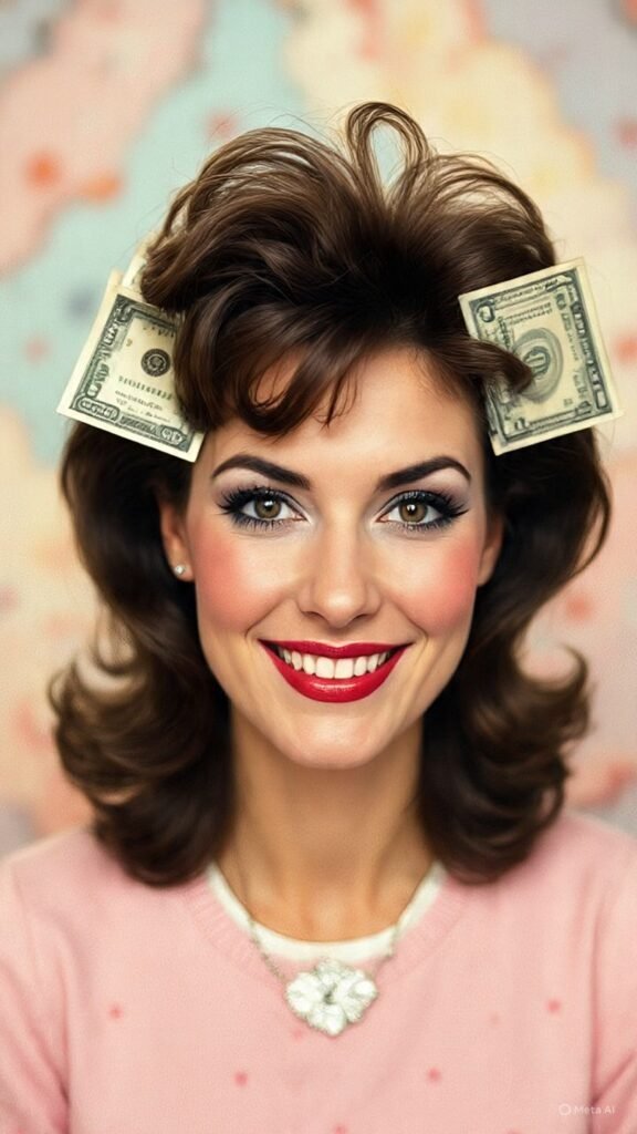 Chunky Blonde Money Piece for a 90s Throwback