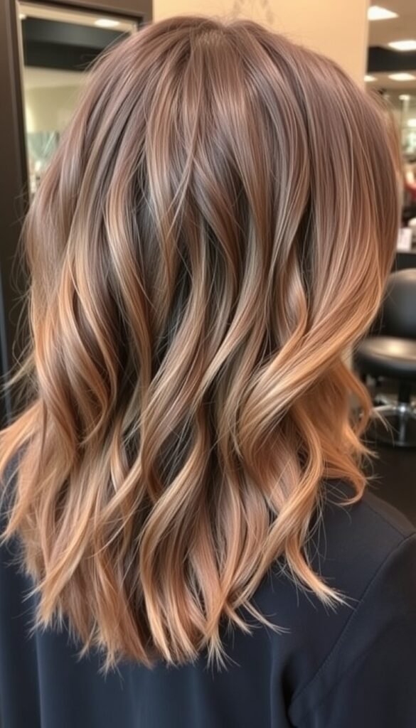 Chunky Brown Highlights for a Bold Look