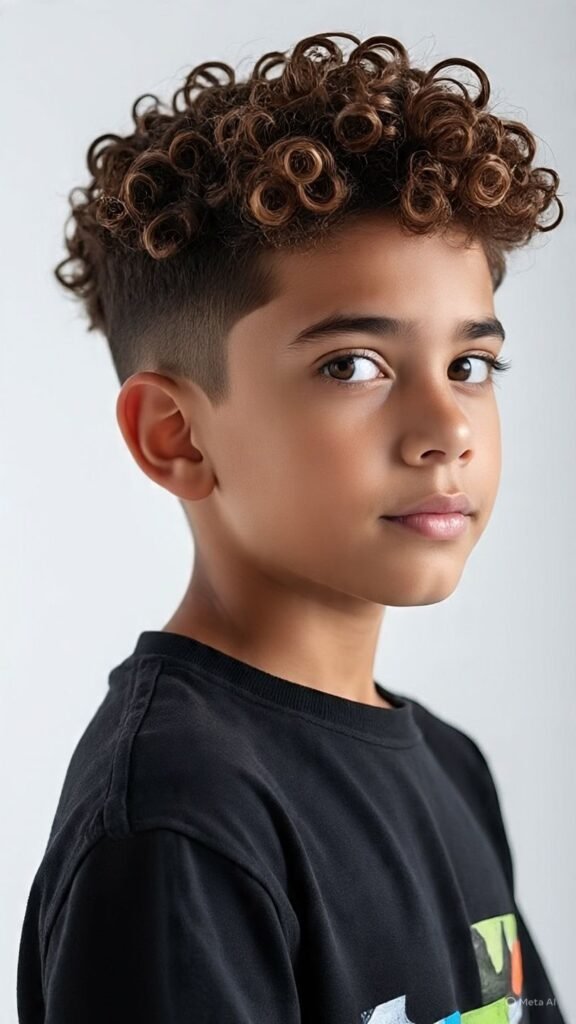Curly Pompadour