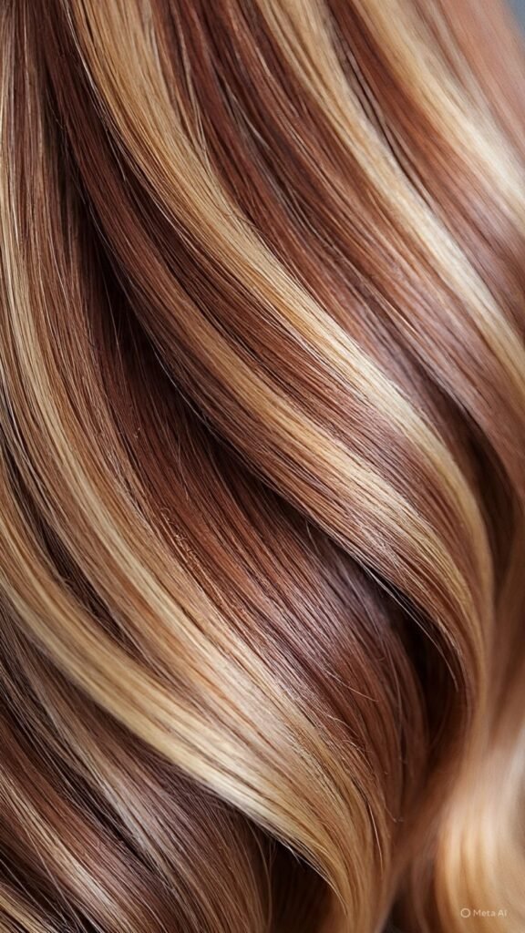 Dimensional Cherry Blonde with Lowlights