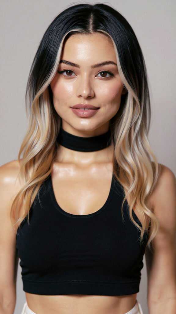 Face-Framing Blonde Money Piece